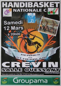 Handisport Rennes Club - championnat national Basket-ball