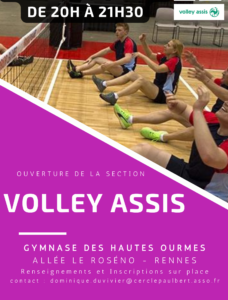 Volley Assis Démarrage 2/10/23 20h